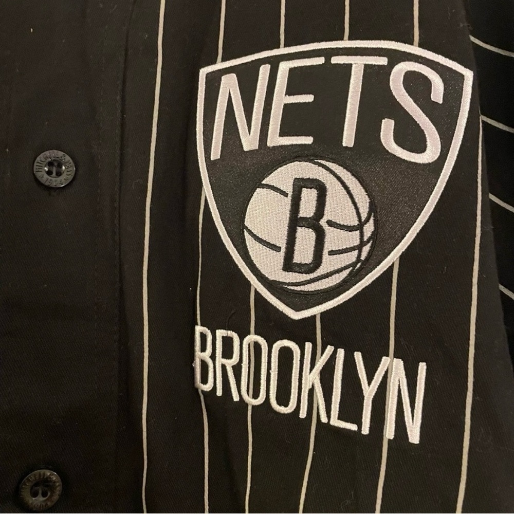 Mitchell & Ness Brooklyn Nets Buttondown Jersey, Men’s Size Medium, NWT - Picture 3 of 8